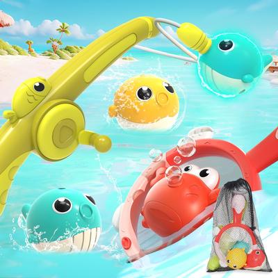 MAVEKID Игрушка для ванны, Игрушка для рыбалки, Игрушка для купания для малышей, Игра для игры в воде для мальчиков и девочек, Развивающая игрушка для возраста 1, 2, 3, 4 и 5 лет, Подарок, Игра в рыбалку,
