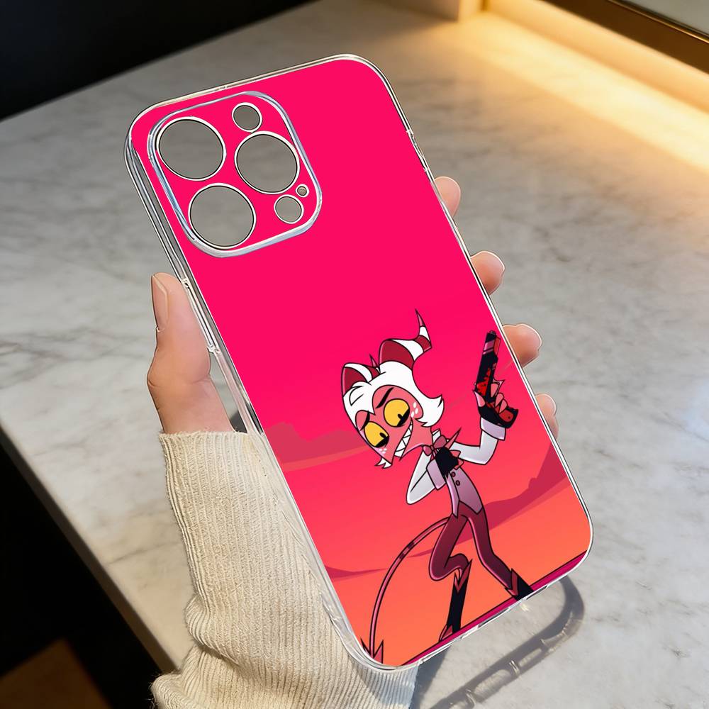 H-Helluva Boss M-Moxxie Чехол для телефона Прозрачный Силиконовый Мягкий Для iPhone 17 16 15 14 13 12 11 Mini Pro Max Plus