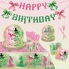 Witch-Themed Party Tableware, Paper Plates, Tissue Supplies, Magic-Themed Birthday Disposable Party Decorations