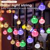 39 футов 100 светодиодов Глобус Солнечный Хрустальный шар Пузырь Солнечная Гирлянда , Водонепроницаемый Наружный Свет для Автодома Сада Кемпинга Рождественского Декора