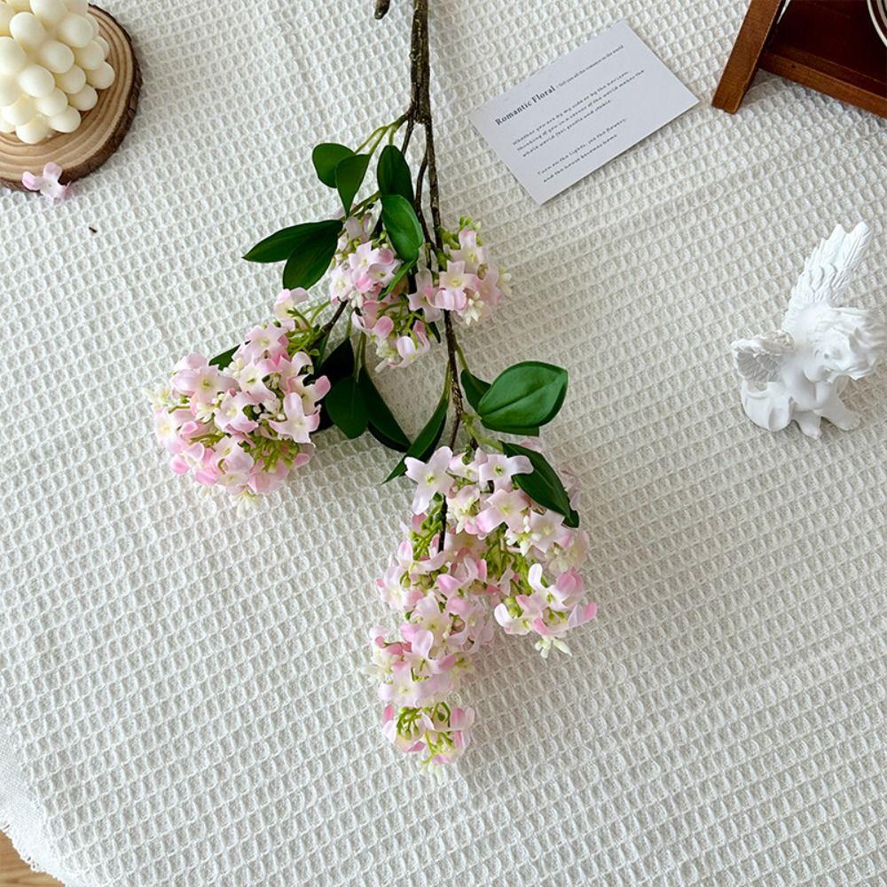 74 см Декоративные цветы Сиреневые искусственные цветы Реквизит для фотографий Искусственные цветы Главная