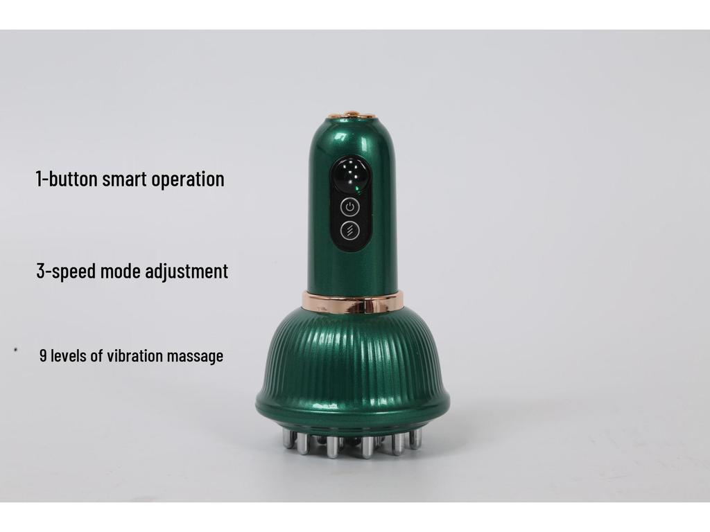 Беспроводной нагревающий массажер для похудения живота с вибрацией всего тела и электрической щеткой для прочистки меридианов