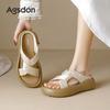 Strictly selected Augustine slippers women's summer 2025 new models with skirts, thick-soled sandals, new Chinese style sandals