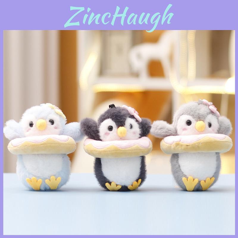Cute Penguin Keychain Plush Toy With Pp Cotton Filling For Backpacks
