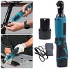 3/8" 12V Cordless Ratchet Wrench  Electric Wrench Right Angle Wrench Drill Screwdriverl Screw Nut Repair Tool