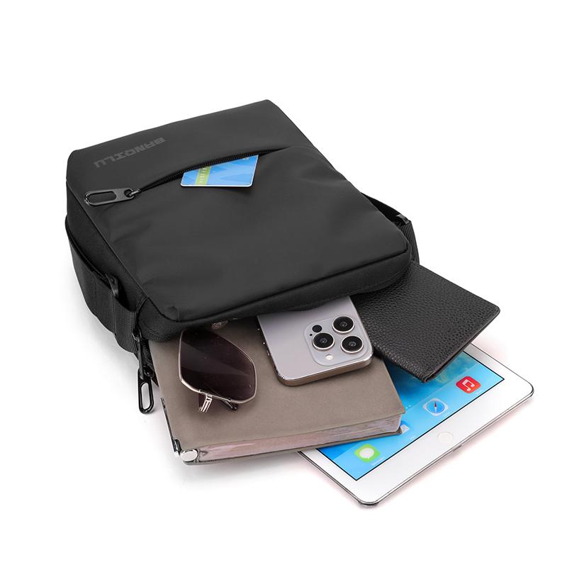 Деловая мужская сумка через плечо, вертикальная сумка-мессенджер, маленькая сумка через плечо, сумка для поездок на работу