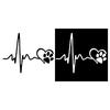 Love Dog Paw Print Car Decal Decorative Sticker Auto Decoration Styling Tool