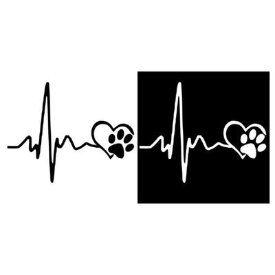 Наклейка на автомобиль с принтом лапы собаки Love Dog Paw Декоративная наклейка Инструмент для укладки авто