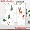 2pcs,Curtains Cute Reindeer Snowman Christmas (3) Popular Minimalist Curtains Machine Washable Fabric Curtains Room Decor