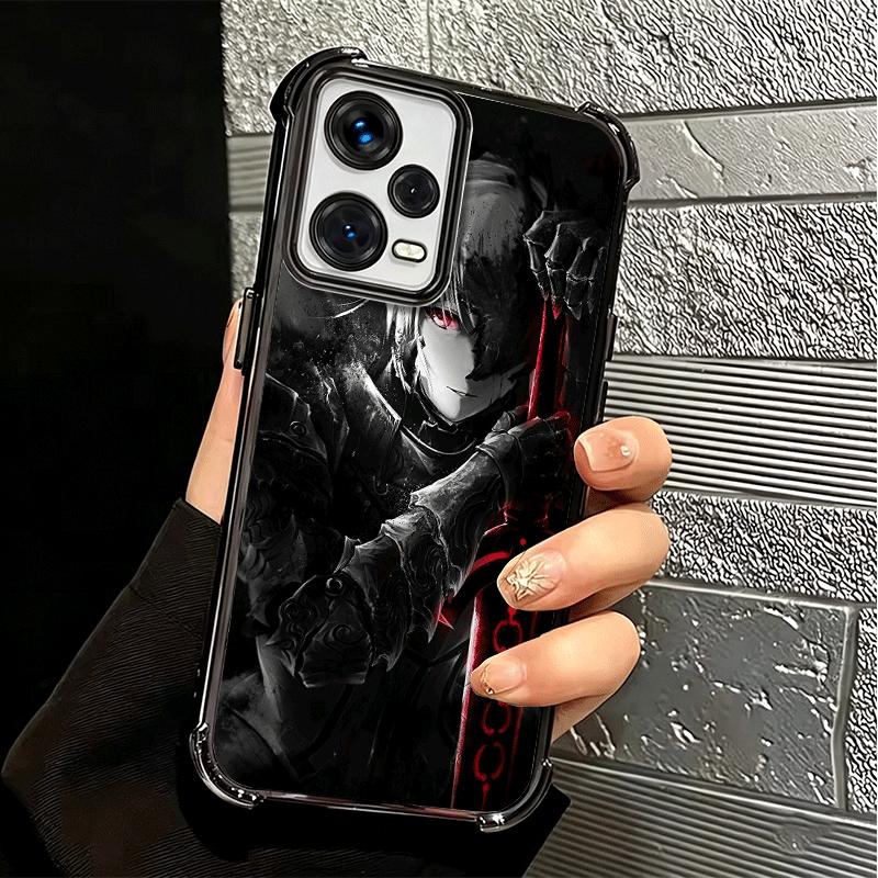 Чехол для телефона с покрытием Сабер из Fate Zero Stay Night для Xiaomi Redmi Note 14 15 Pro Plus 13 12 11 11S 11T 10 9S 9 5G, противоударный с Airbag