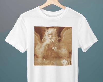 Inferno, Canto XXXIV, Francesco Scaramuzza, Unisex T-Shirt, Art T-Shirt, Halloween T-Shirt, Gift for Her, Gift for Him, Art Lover Gift