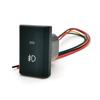 DC12V 8PINS Blue LED Car Spotlight Radar Led DRL Power Fog Light Switch Button with wire for Ford Transit 2017-2021 Accessories