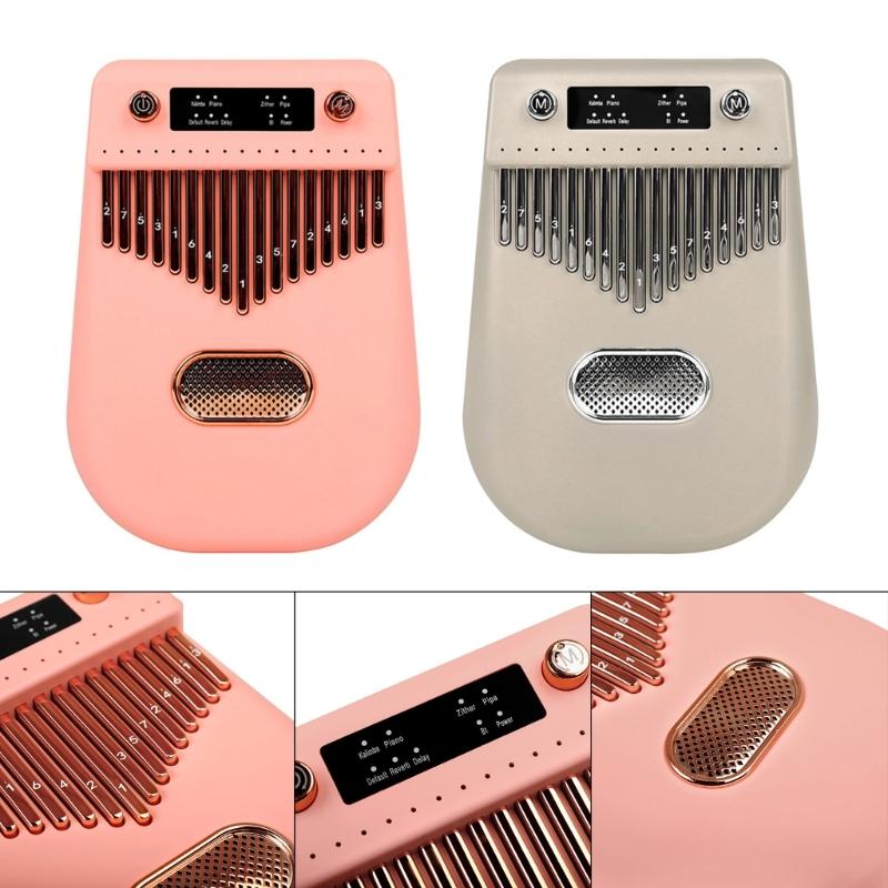 17-tone Electronic Smart Kalimba Thumb Piano Kalimba Finger Piano Thumb Piano Speaker Dual-use Musical Instrument