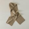 MOON J HOODED CABLE-KNIT MERINO SCARF - BEIGE