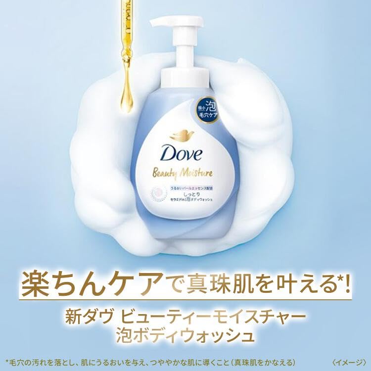 Dove Beauty Moisture Пена для душа, Увлажняющая, Сменный блок, 430 г x 3, с листовкой.