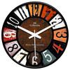 12-inch Plastic Designer Analogue Sweep Silent Quartz Movement Round Wall Clock for Home, Wall Clock for Living Room, Bedroom, (30 Cm X 30 Cm X 6 Cm)