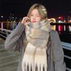 Thicken Long Wool Tassel Scarf Coldproof Women Cashmere Shawl Winter Cashmere Scarves  Girls