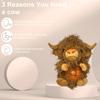 Плюшевая игрушка «Высокогорная корова» с функцией дыхания, успокаивающей музыкой и светом, музыкальная плюшевая корова, мягкая игрушка, успокаивающая кукла, пустышка для новорожденного младенца