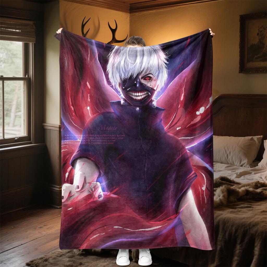 Tokyo Revengers Anime Characters Plush Blanket Suitable All Seasons Soft Comfortable Sofa Office Nap Travel Festive Gift