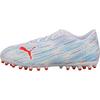 Comfortable Versatile Low-Top Kids Soccer Shoes Kids Sneaker White Red Blue 106365-05