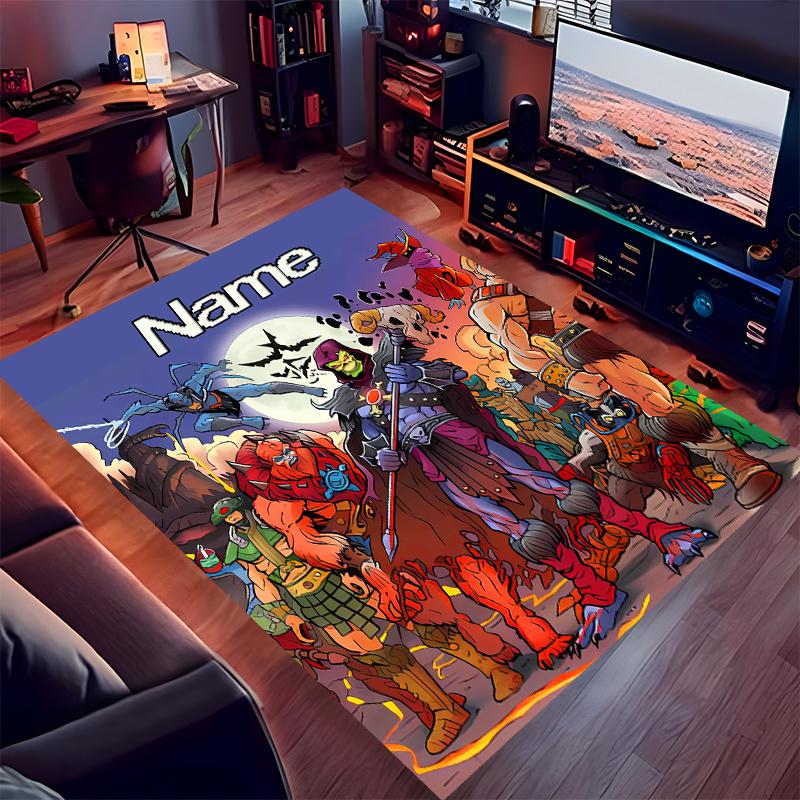 Custom personalization He-Man and the Masters of the Universe Print Area Rug - Soft, Washable Non-Slip Indoor Mat,Living Room,Home&Office Decorative R