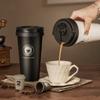 500ml Stainless Steel 304 Coffee Thermos Mug with Handle Leak-Proof Car Vacuum Flask Travel Insulated Bottle Tumbler