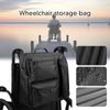 Wheelchair Storage Bag Waterproof Wheelchair Pouch Portable Wheel Chair Hanging Large Capacity Bag Walker Storage Pouch