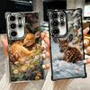 Чехол для телефона с покрытием в виде животного - Олень Сика, Лось - Для Samsung Galaxy S24 S25 FE S26 Edge S23 Ultra S22 S21 Plus S20 - Противоударный с подушкой безопасности
