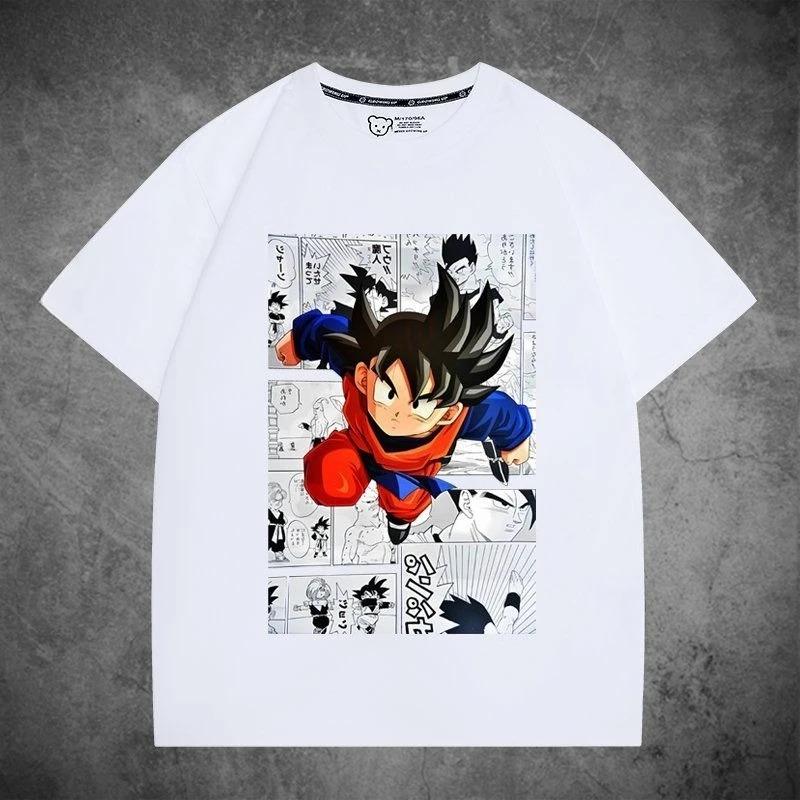 Hot Sale Dragon Ball Son Goku Graphic Print T-shirt Men Women Streetwear Hip Hop Harajuku Fashion Loose Casual Oversized Top Summer New Tee