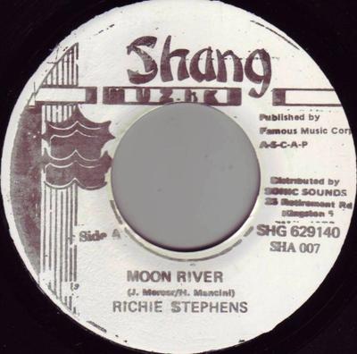 7-дюймовая пластинка RICHIE STEPHENS - Moon River SHA007 Shang Muzik Ямайка Регги, Ска и Даб Б/У