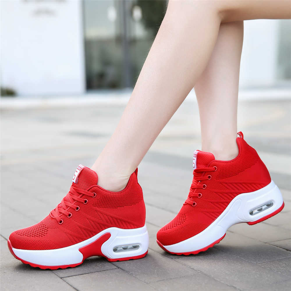 Fashion Ventilation Does Not Slip Tennis Skates Training Original Brand Women's Shoes Red Sneakers Women Sports Skor Tines Resell