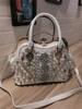 Rhinestone Bag Women Handbag Luxury Fashion Female Leather Bag Diamonds Shoulder Messenger Shell Bag Ladies Evening Bag