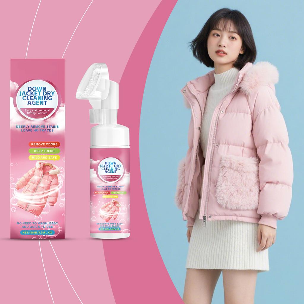 Down Jacket Dry Cleaning Agent For Stain And Oil Removal Gentle And Non Irritating Easy To Clean Clothes100ml