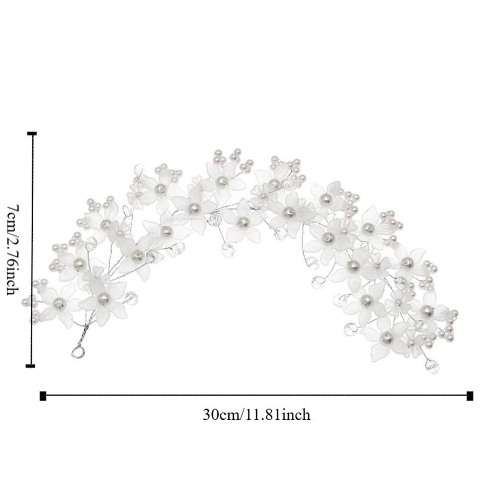 Fairy Wedding Headdress Elegant Flower BarrettesBridal Headwear Flower Barrettes  Hair Accessories