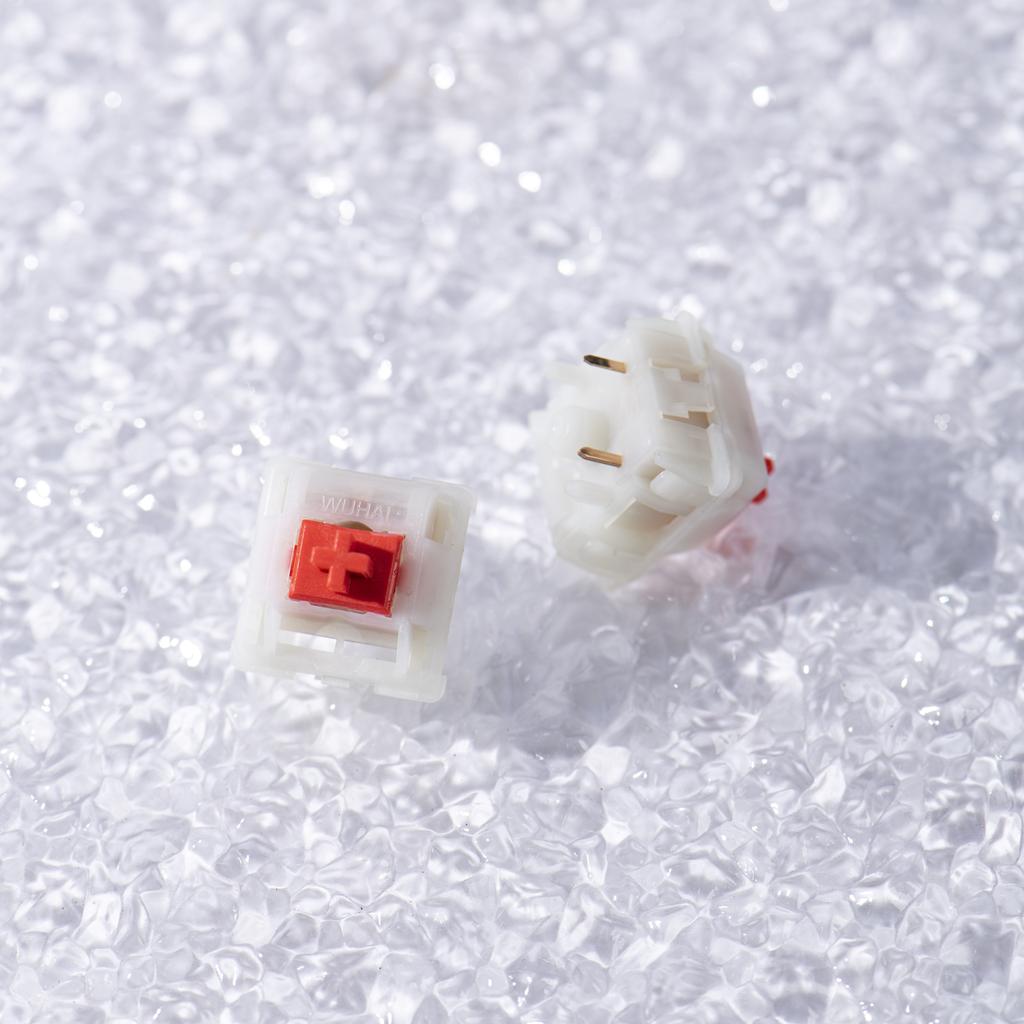 WUHAI Red Switch 5PIN HIFI Linear Switch Factory-lubed/Unlubed Custom 37g42g48g Trigger Mechanical Keyboard Accessories OG Style