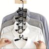 1 PCS 5 Layer Household One-Piece Clothes Hanger Indoor Space Saving Clothes Drying Rack Detachable Storage Holder Mounted Hanger
