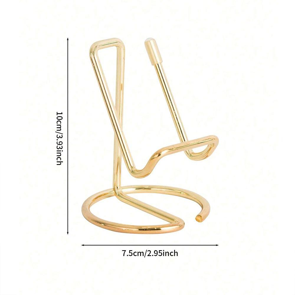 Desktop Phone Holder Simple Metal Business Card Holder Stand Office Desktop Business Name Card Display Organizer