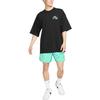 Nike T Shirts Men's Black Crew Neck Moderate Straight Fit FB9818-010