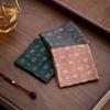 Китайская хлопчатобумажная и льняная ткань подставка чайная церемония аксессуары чайный коврик чайное полотенце бытовое маленькое квадратное полотенце чай