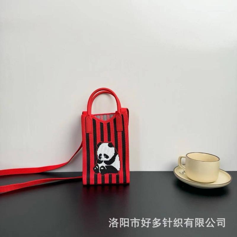 Премиальный сенсорный ns сумка для мобильного телефона новая мультяшная вязаная сумка дофаминовая ниша универсальная сумка-мессенджер через плечо сумочка