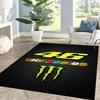 Doctor Valentino Rossi Floor Mat Design For Game Room Playrooms Kitchen Entryway Antislip Carpet Anime Office Decor Gift For Festivals