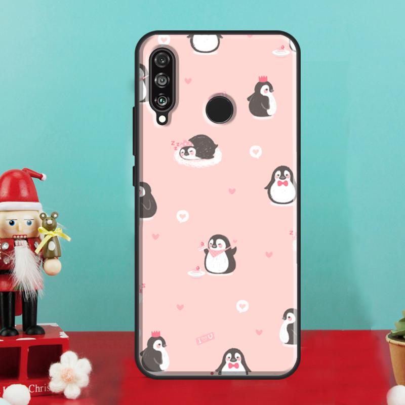 Чехол с пингвином для Huawei Nova 10 9 SE 12i 12s 11i 8i Y90 Y60 Y70 Y72 Y73 Y61 Y91 P30 P40 Lite P60 Pro