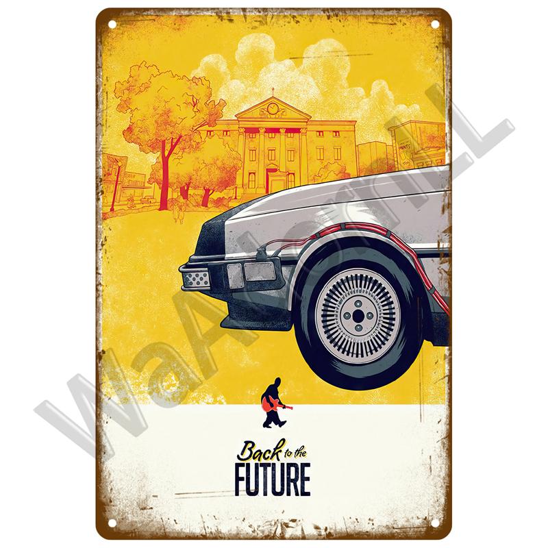 Vintage Metal Sign Movie Retro Tin Sign Aesthetic Living Room Metal Wall Decor Decoration Cinema Industrial Deco Films Poster