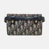 [Pre-Owned] Saddle Classic Oblique Print Belt Embroidered Saddle Bag Shoulder Crossbody Bag - Good #TECPF9