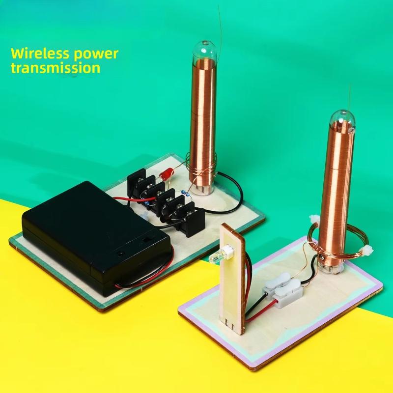Беспроводная передача энергии Компонент DIY Экспериментальные игрушки Детские STEM Образование Подарки для детей 7-14 лет