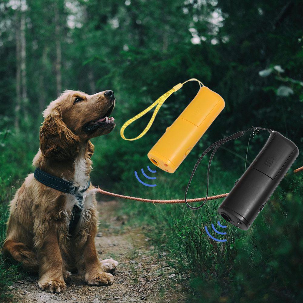 Оборудование для дрессировки собак Strongen Pet, ультразвуковой отпугиватель, 3 в 1, устройство для управления и тренировки, препятствующее лаю, отпугивающие средства