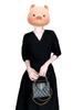 2025 French Black V-Neck Waist-Slimming Long Dress - Women's Early Autumn Fashion