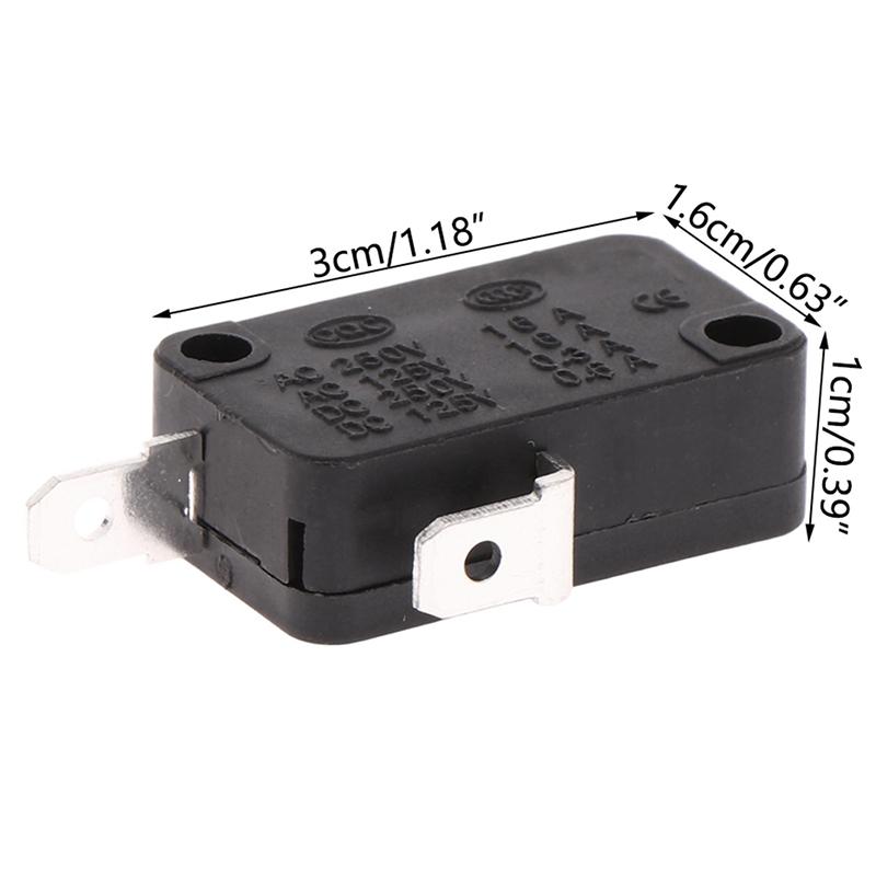 5Pcs Kw1-103 Microwave Oven Door Switch Fit For Microwave Washing Machine Rice Cooker 16A 250V 2 Pins