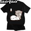 Men Women Casual Streetwear Tee Shirt Tops Lovely Bubu Is Throwing Flipflops At Dudu Since He Teases Bubu T Shirt