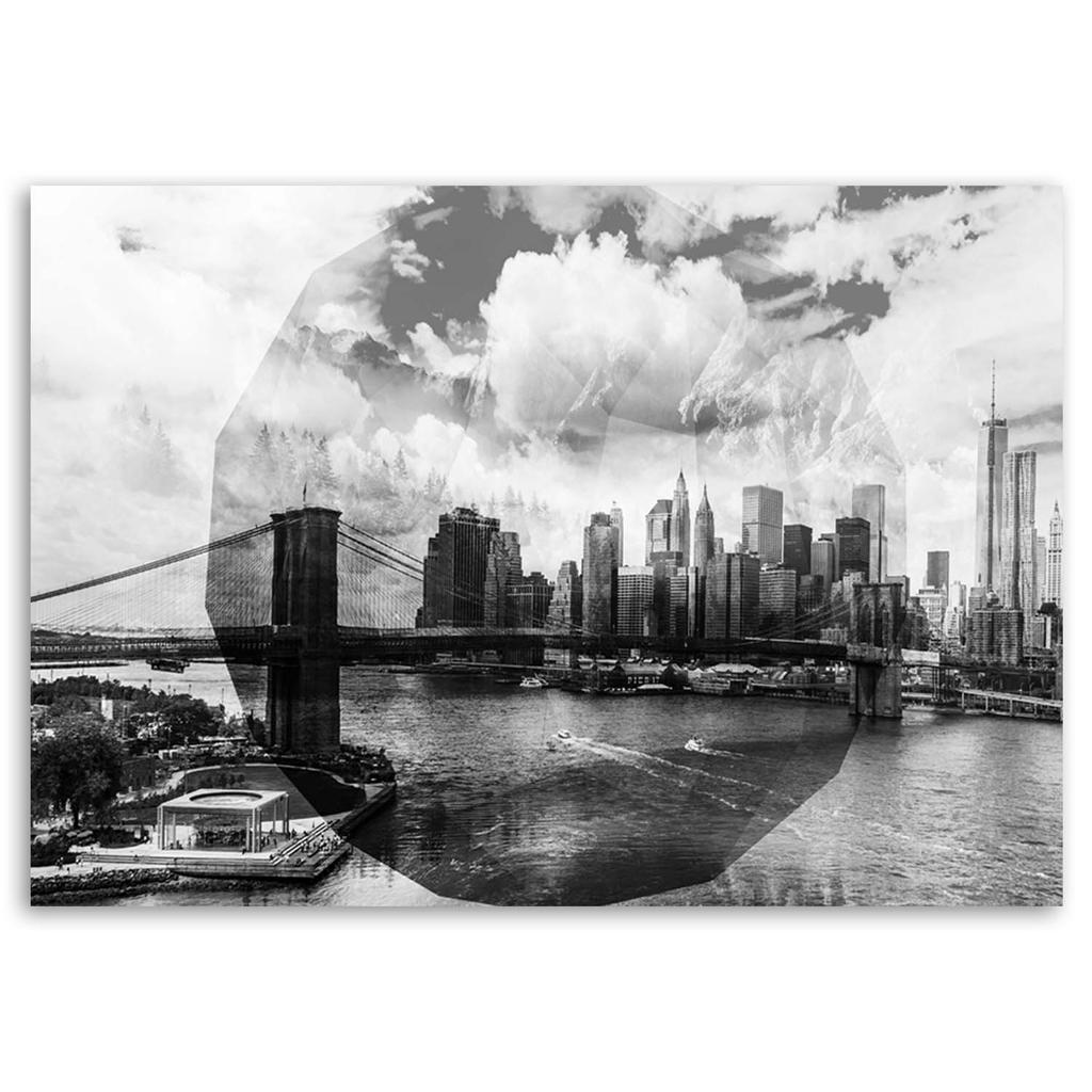 Canvas print, Bridge in New York architecture